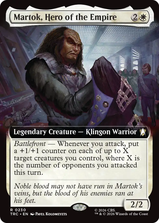 Martok, Hero of the Empire (0230) (Extended Art) (TRC)