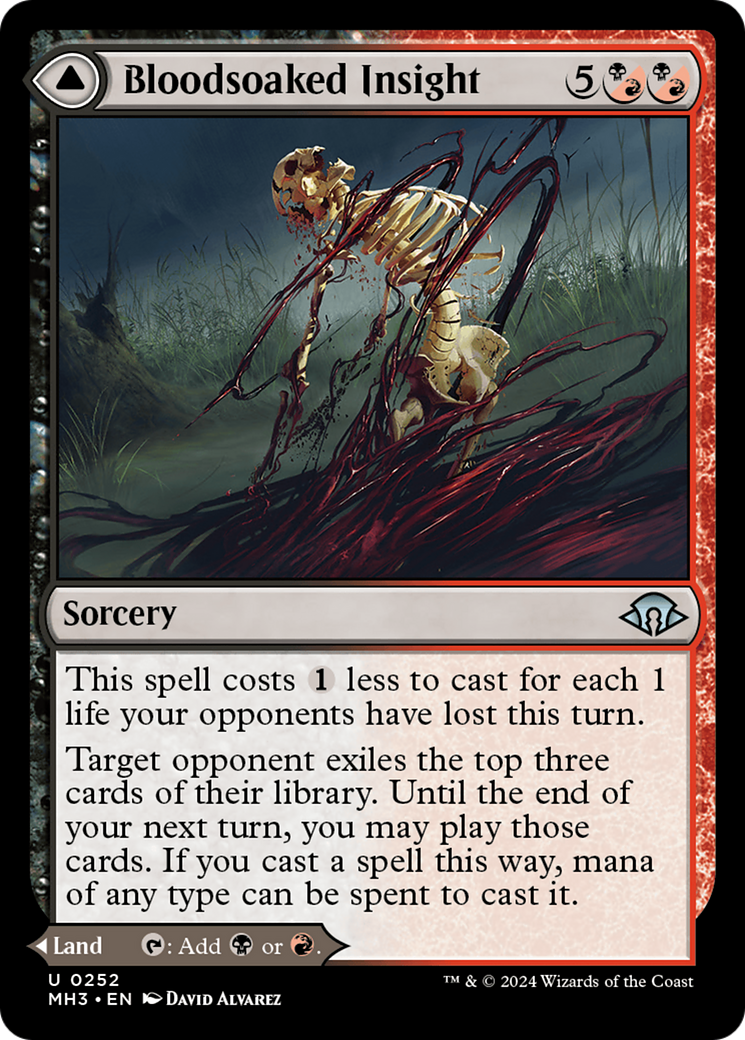 Bloodsoaked Insight // Sanguine Morass (MH3)