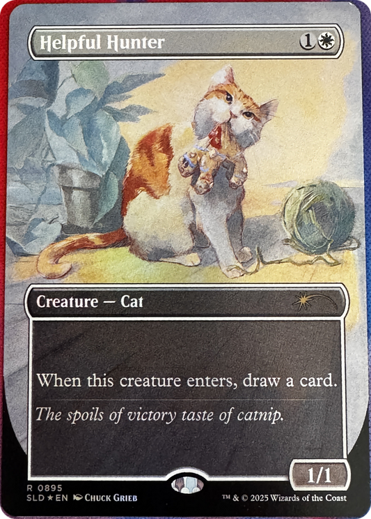 Helpful Hunter (0895) (Borderless) - Foil