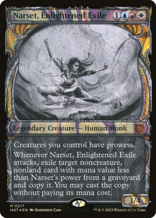 Narset, Enlightened Exile (0217) (Showcase) - Halo Foil