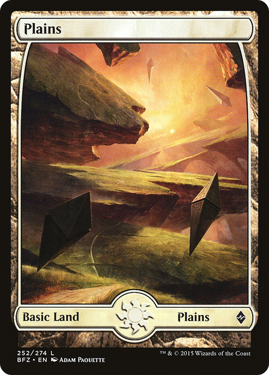 Plains (252) (Full Art) - Foil