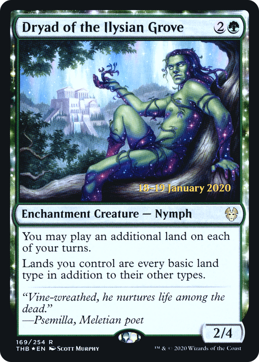 Dryad of the Ilysian Grove (169) (Prerelease) - Foil