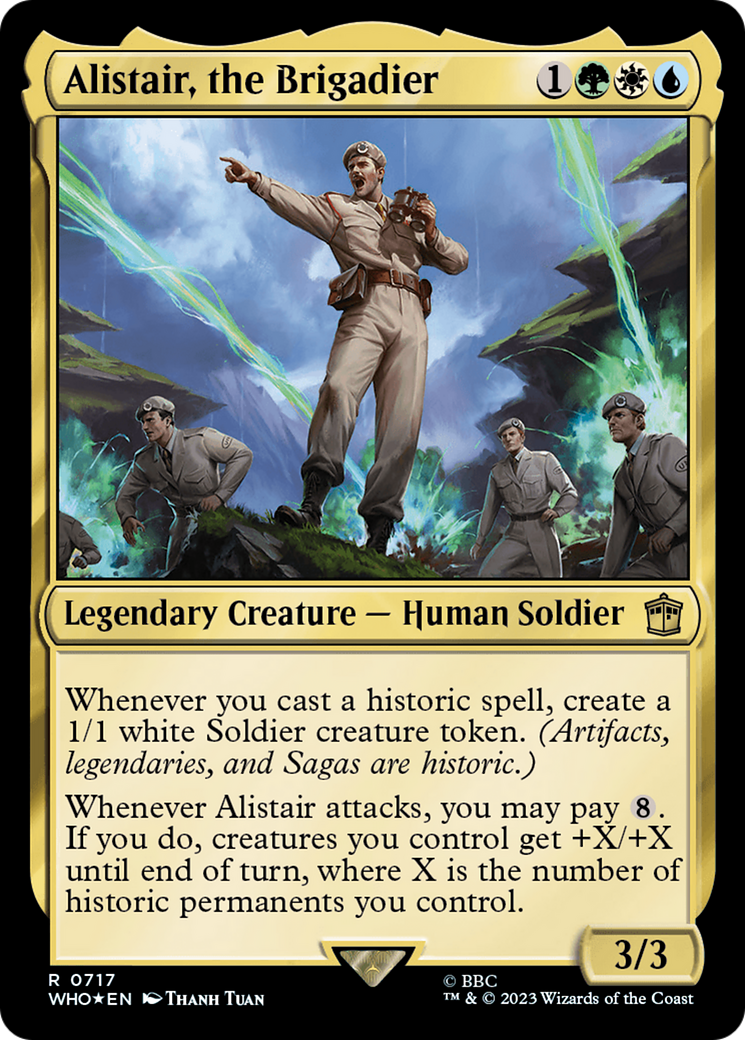 Alistair, the Brigadier (0717) - Surge Foil