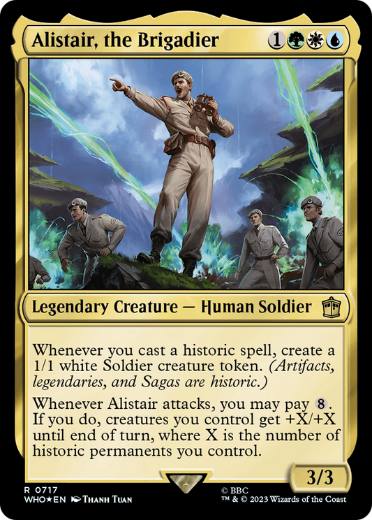 Alistair, the Brigadier (0717) - Surge Foil