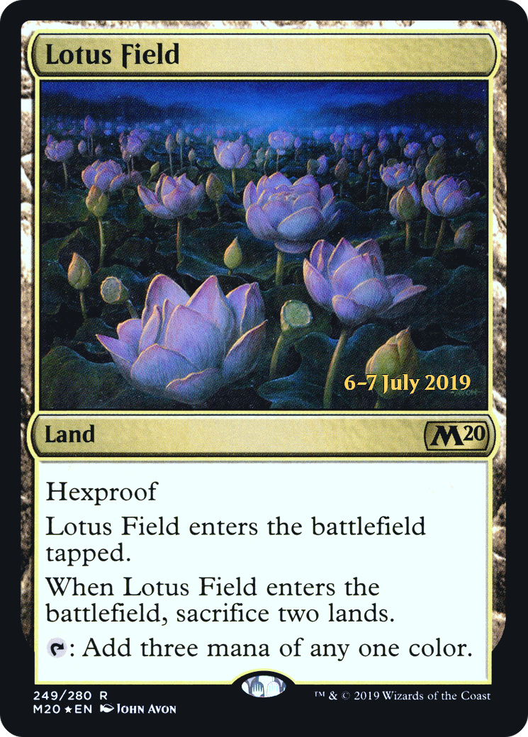 Lotus Field (249) (Prerelease) - Foil