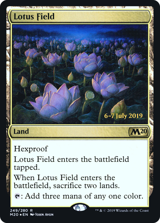 Lotus Field (249) (Prerelease) - Foil