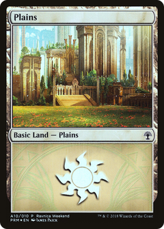 Plains (A10) (Ravnica Weekend) - Foil