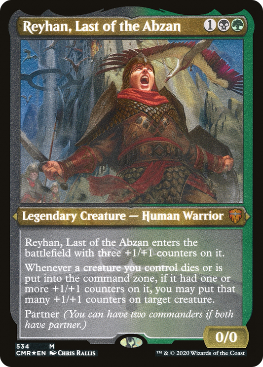 Reyhan, Last of the Abzan - Foil Etched