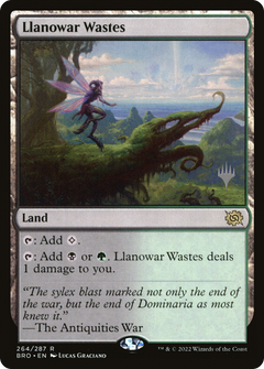 Llanowar Wastes (264) (Promo Pack) - Foil