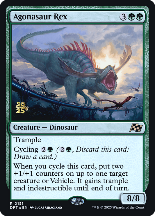 Agonasaur Rex (0151) (Prerelease) - Foil