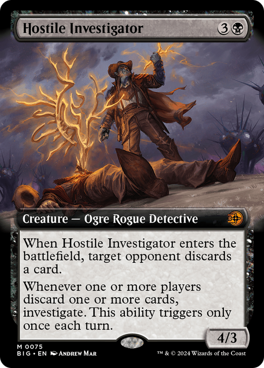 Hostile Investigator (0075) (Extended Art) - Foil