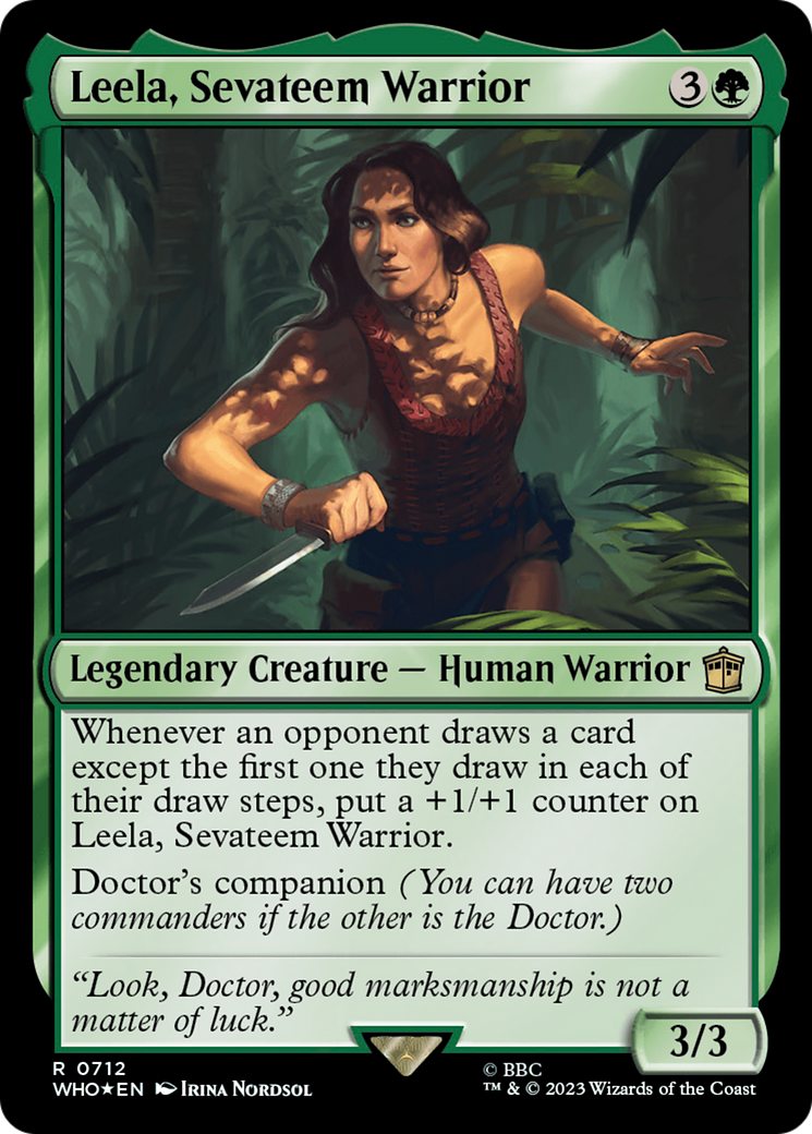 Leela, Sevateem Warrior (0712) - Surge Foil