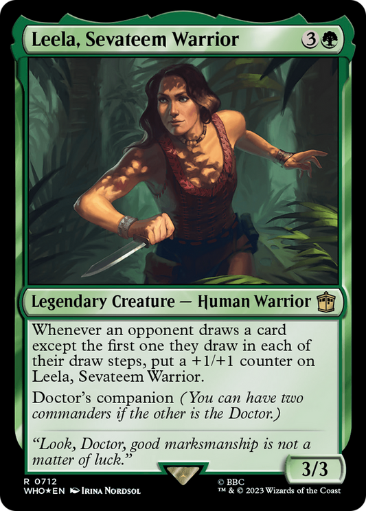 Leela, Sevateem Warrior (0712) - Surge Foil
