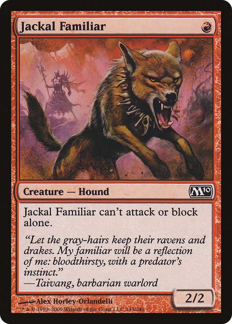 Jackal Familiar - Foil