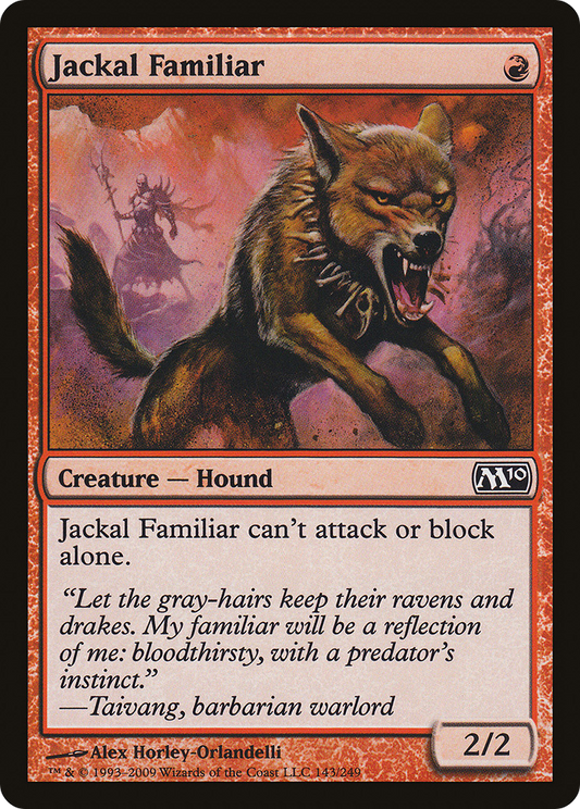 Jackal Familiar - Foil