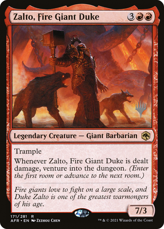 Zalto, Fire Giant Duke (171) (Promo Pack) - Foil