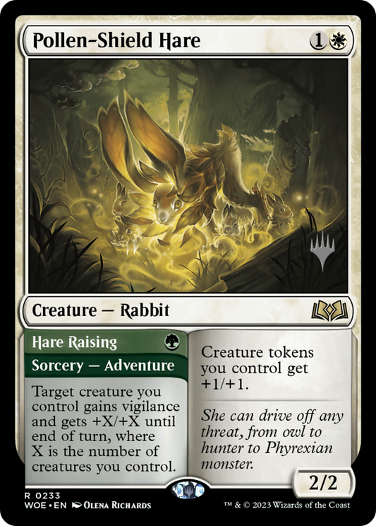 Pollen-Shield Hare // Hare Raising (0233) (Promo Pack) - Foil