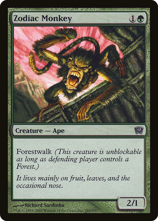 Zodiac Monkey - Foil