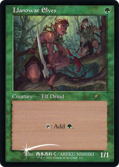 Llanowar Elves (005) (Retro Frame) - Foil