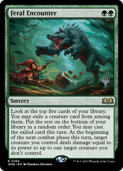 Feral Encounter (0169) (Promo Pack) - Foil