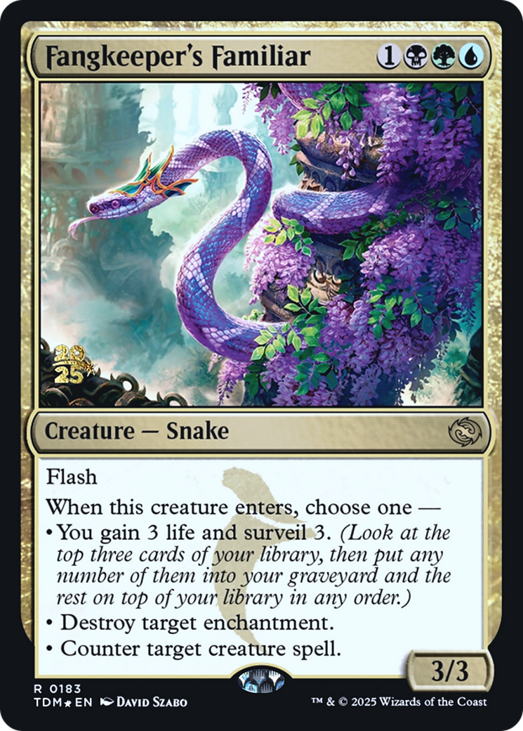 Fangkeeper's Familiar (0183) (Prerelease) (PTDM) - Foil