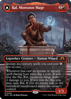 Ral, Monsoon Mage // Ral, Leyline Prodigy (0445) (Borderless) (MH3)