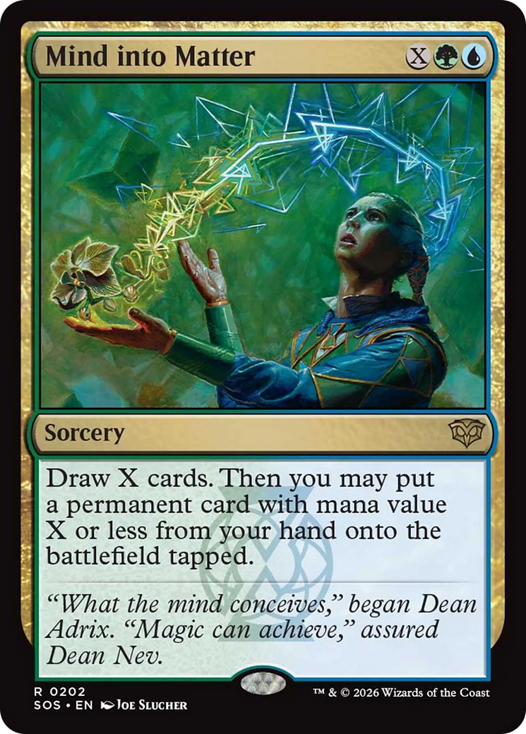 Mind into Matter (SOS) - Foil