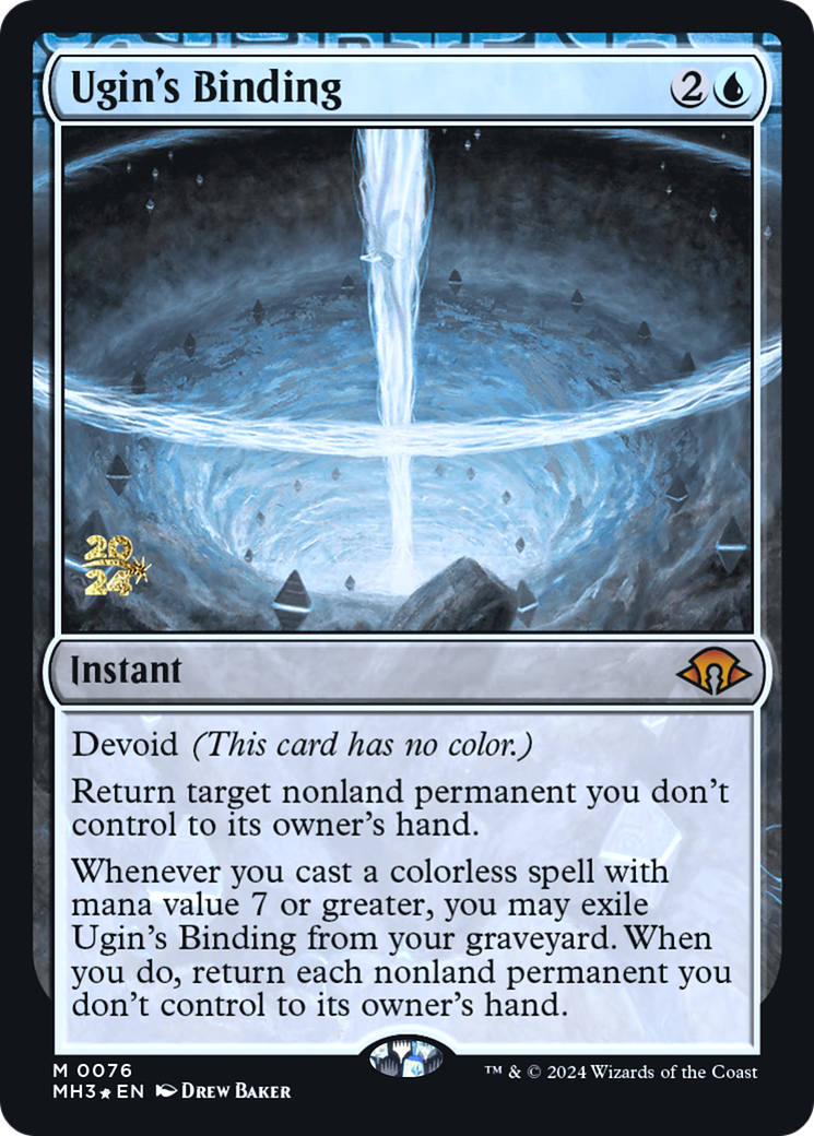 Ugin's Binding (0076) (Prerelease) - Foil