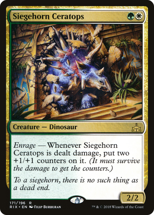 Siegehorn Ceratops - Foil