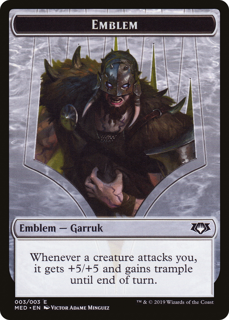 Garruk, Apex Predator Emblem (003)