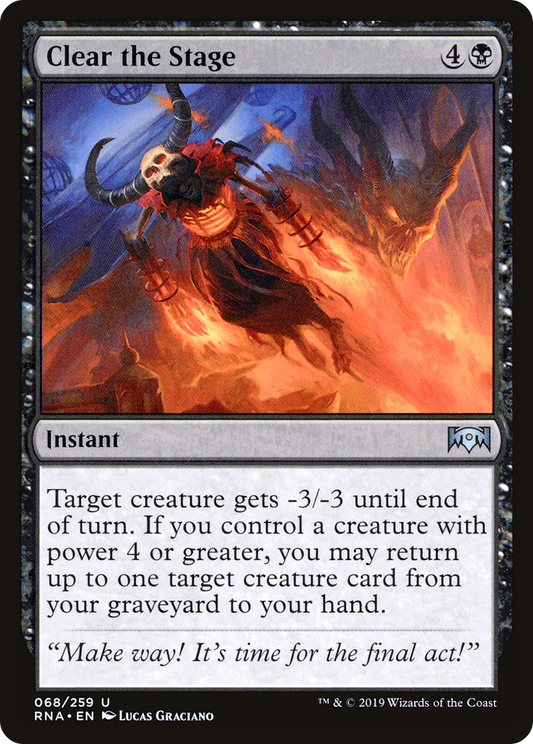 Clear the Stage - Foil