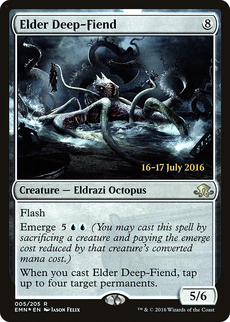 Elder Deep-Fiend (005) (Prerelease) - Foil