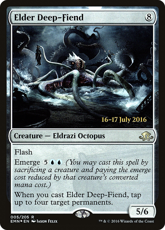 Elder Deep-Fiend (005) (Prerelease) - Foil