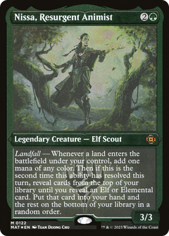 Nissa, Resurgent Animist (0122) - Foil Etched