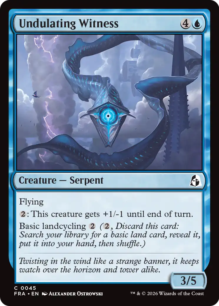 Undulating Witness (FRA) - Foil