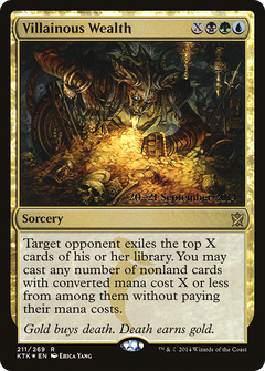 Villainous Wealth Foil (211) (Prerelease) - Foil