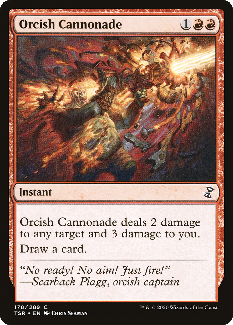 Orcish Cannonade - Foil