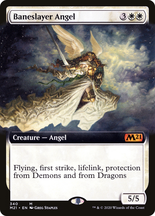 Baneslayer Angel (340) (Extended Art) - Foil