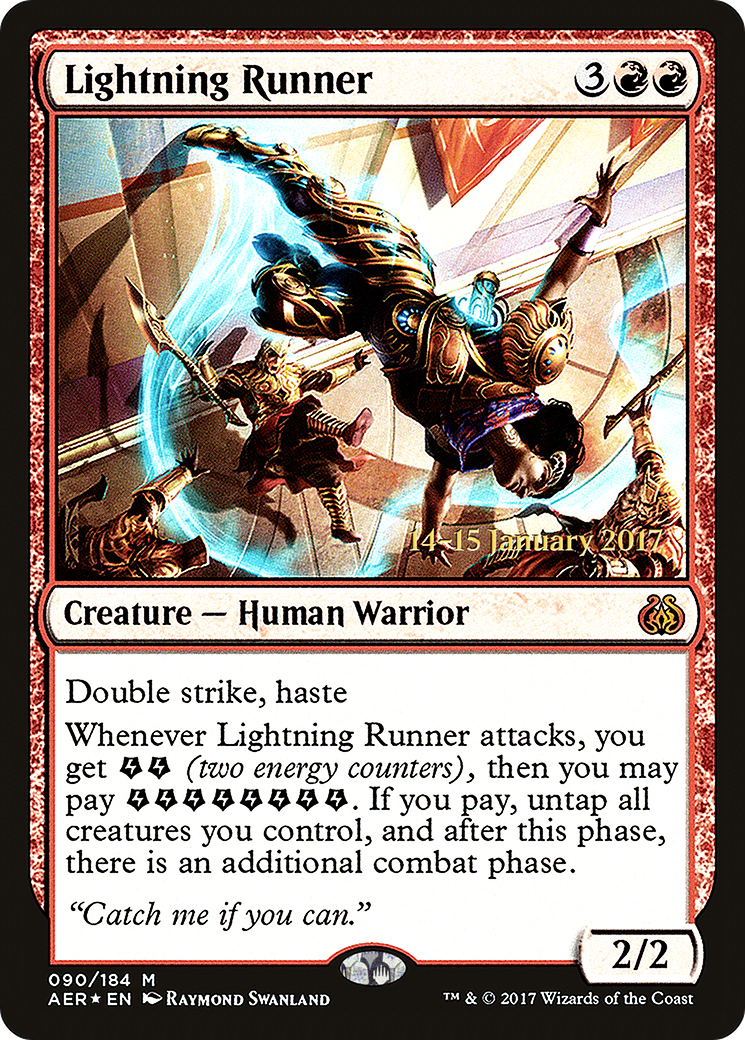 Lightning Runner (090) (Prerelease) - Foil
