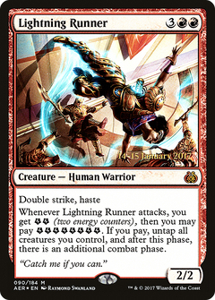 Lightning Runner (090) (Prerelease) - Foil