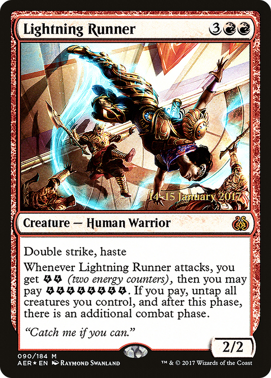 Lightning Runner (090) (Prerelease) - Foil
