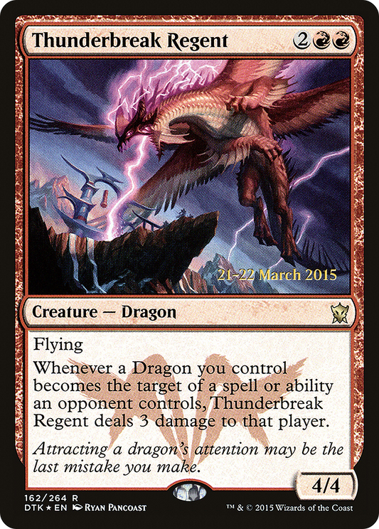 Thunderbreak Regent (162) (Prerelease) - Foil