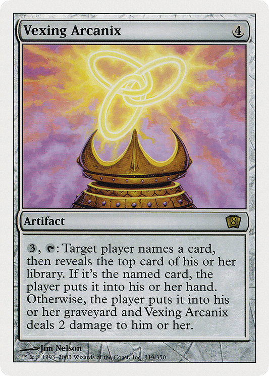 Vexing Arcanix (8th Edition) (Oversized) (Box Topper Promo) (O8TH)