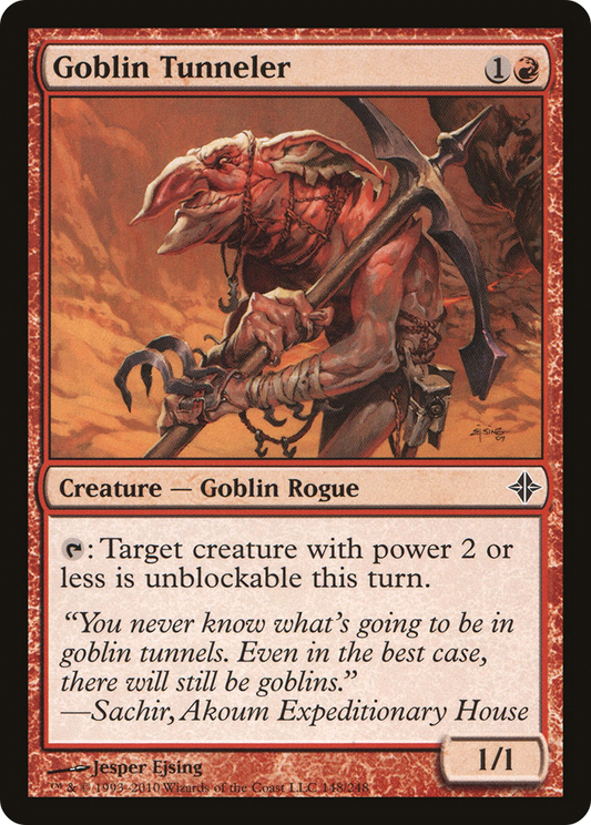Goblin Tunneler - Foil