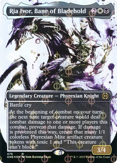 Ria Ivor, Bane of Bladehold (475) (Borderless) (Showcase) - Compleat Foil