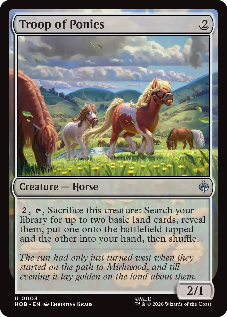 Troop of Ponies (HOB)