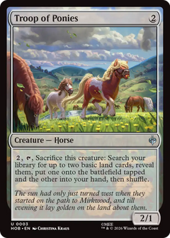 Troop of Ponies (HOB) - Foil