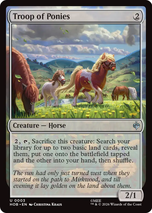 Troop of Ponies (HOB) - Foil