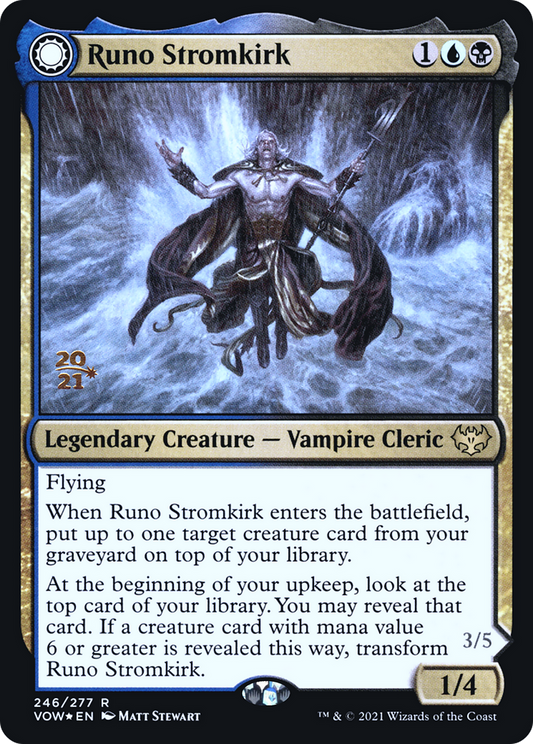 Runo Stromkirk // Krothuss, Lord of the Deep (246) (Prerelease) (PVOW) - Foil