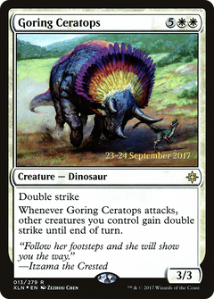 Goring Ceratops (013) (Prerelease) - Foil